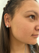 Load image into Gallery viewer, Silver CLIP ON Hoops