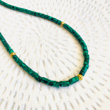 Load image into Gallery viewer, Natural Stone Malachite Necklace