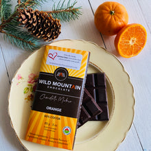 Load image into Gallery viewer, Vegan Orange Slavery Free Chocolate 60%