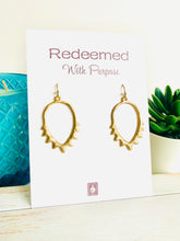 Load image into Gallery viewer, Asha Electroplated Earrings Gold