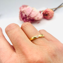 Load image into Gallery viewer, 16K Single Zirconia Ring