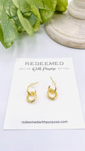 Load image into Gallery viewer, Gold Plated Double Hoops!