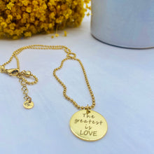 Load image into Gallery viewer, Greatest is Love Necklace