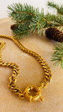 Load image into Gallery viewer, 18K Matte Gold Cuban Chain (7 mm)