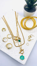 Load image into Gallery viewer, Gold Plated Dome Drop