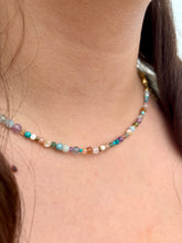Load image into Gallery viewer, Pastel Gemstone Necklace