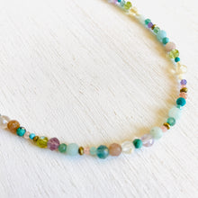 Load image into Gallery viewer, Pastel Gemstone Necklace
