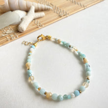 Load image into Gallery viewer, Sea Glass Gemstone Necklace