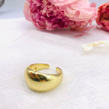 Load image into Gallery viewer, Gold Plated Dome Ring