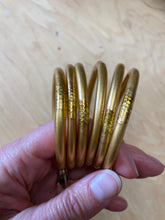 Load image into Gallery viewer, Matte Gold Dust Thai Bangles - Redeemed With Purpose