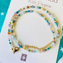 Load image into Gallery viewer, Pastel Gemstone Necklace