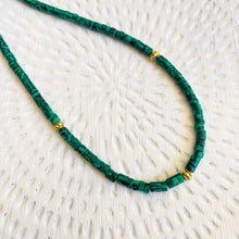 Load image into Gallery viewer, Natural Stone Malachite Necklace