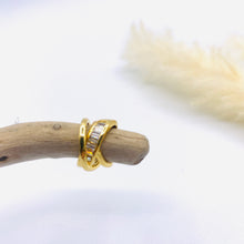 Load image into Gallery viewer, Triple Band Zircon Ear Orbital Cuff