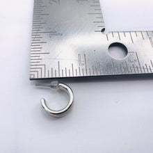 Load image into Gallery viewer, Rhodium Plated Triple Hoop