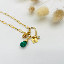 Load image into Gallery viewer, Green Carabiner Necklace