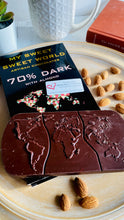 Load image into Gallery viewer, 70% Dark With Almond - SLAVERY FREE Chocolate