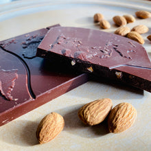 Load image into Gallery viewer, 70% Dark With Almond - SLAVERY FREE Chocolate