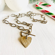 Load image into Gallery viewer, Kiungo Heart Necklace - Silver
