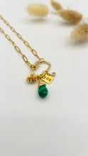 Load image into Gallery viewer, Green Carabiner Necklace