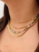 Load image into Gallery viewer, 18K Paperclip Stainless Steel Paperclip Necklace