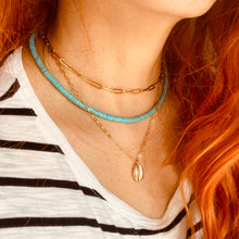 Load image into Gallery viewer, Turquoise Bead Necklace