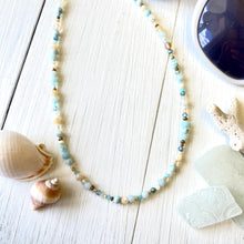 Load image into Gallery viewer, Sea Glass Gemstone Necklace