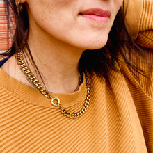 Load image into Gallery viewer, 18K Matte Gold Cuban Chain (7 mm)