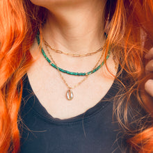 Load image into Gallery viewer, Natural Stone Malachite Necklace