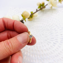Load image into Gallery viewer, Zircon Heart Ear Orbital Cuff