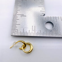 Load image into Gallery viewer, Gold Plated Double Hoops!