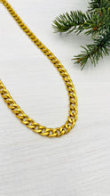 Load image into Gallery viewer, UNISEX 18K Stainless Steel Beveled Flat Necklace