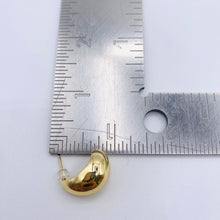 Load image into Gallery viewer, Gold Plated Dome Drop