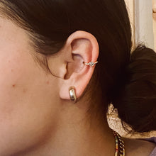 Load image into Gallery viewer, Zircon Heart Ear Orbital Cuff