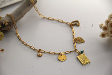 Load image into Gallery viewer, Meadow Charm Paperclip Necklace