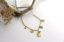Load image into Gallery viewer, Meadow Charm Paperclip Necklace