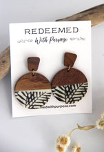 Load image into Gallery viewer, Safari Wood Earrings