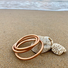 Load image into Gallery viewer, Matte Copper Dust Filled Thai Bangles - Redeemed With Purpose