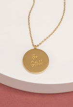 Load image into Gallery viewer, Be Still &amp; Know, Psalm 46:10 Necklace
