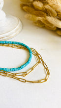 Load image into Gallery viewer, 18K Paperclip Stainless Steel Paperclip Necklace