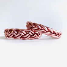 Load image into Gallery viewer, Rose Gold Leaf Filled Thai Bangles - Redeemed With Purpose