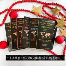 Load image into Gallery viewer, 70% Dark With Almond - SLAVERY FREE Chocolate