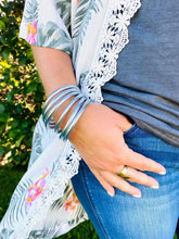 Load image into Gallery viewer, Silver Leaf Filled Thai Bangles image 5
