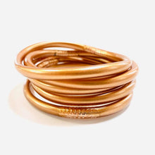 Load image into Gallery viewer, Matte Copper Dust Filled Thai Bangles Set of 6