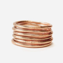 Load image into Gallery viewer, Champagne Thai Bangles Set of 6
