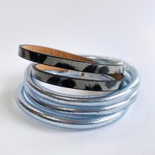 Load image into Gallery viewer, Kids Silver Braided Thai Bangles