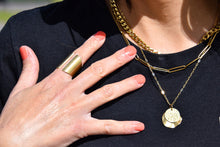 Load image into Gallery viewer, 18K Stainless Steel Long Paperclip Necklace