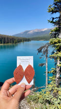 Load image into Gallery viewer, Speckled Burnt Orange Cork Earrings
