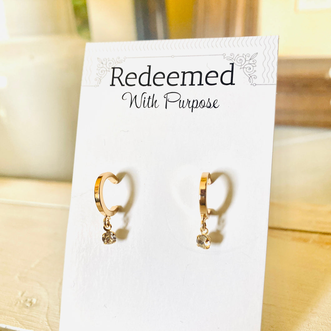 Sparkle Hoops Gold
