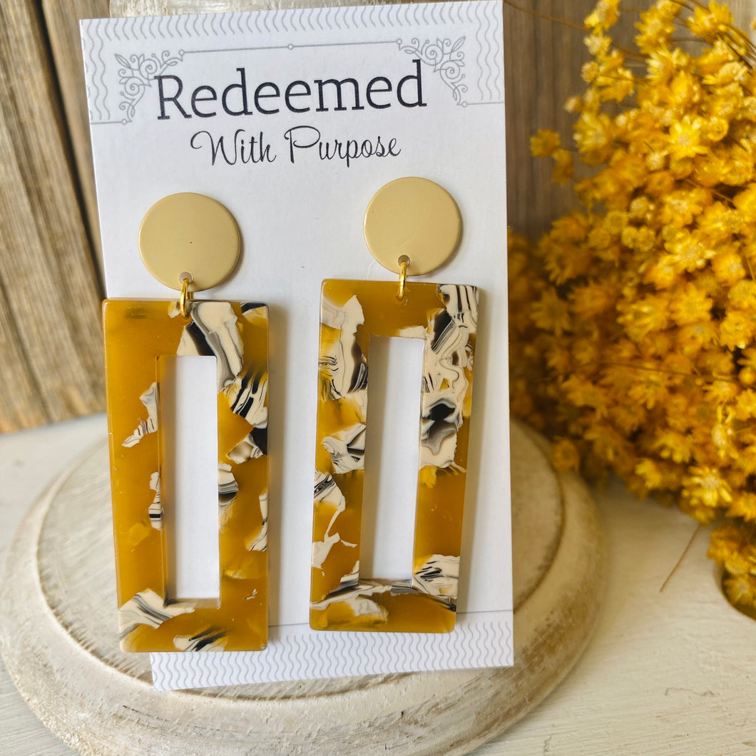 Mustard Acetate Rectangles