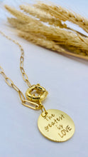 Load image into Gallery viewer, The Greatest is LOVE Charm Necklace
